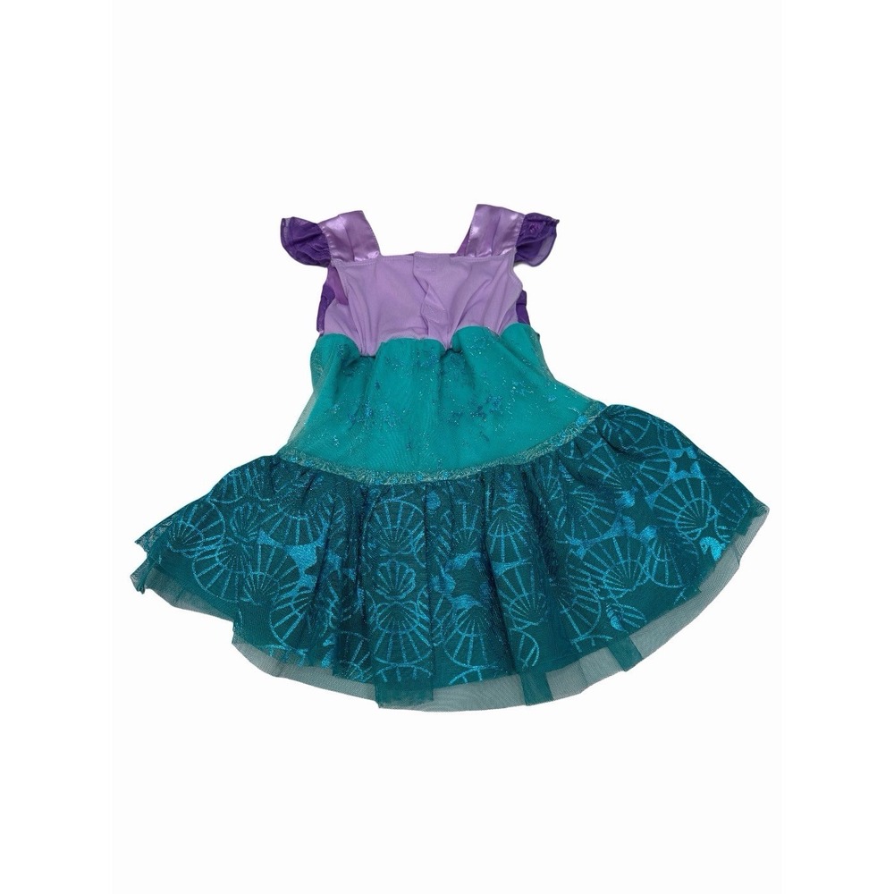 Disney Store Girl Princess Mermaid Ariel Dress Costume Size 12-18 Month - Picture 4 of 5